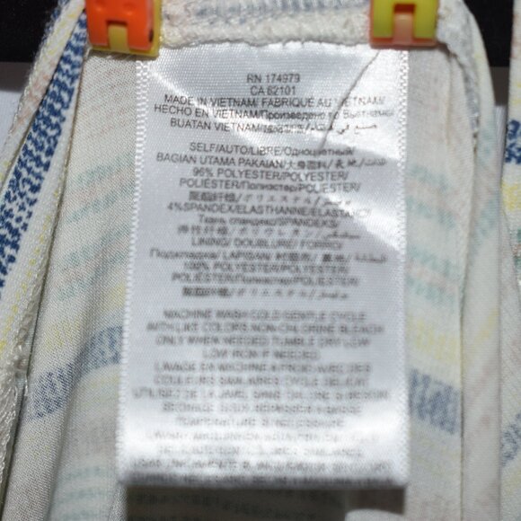 NWT BCBGeneration Striped Cream Dress w/ Pockets Size Medium - Picture 4 of 5